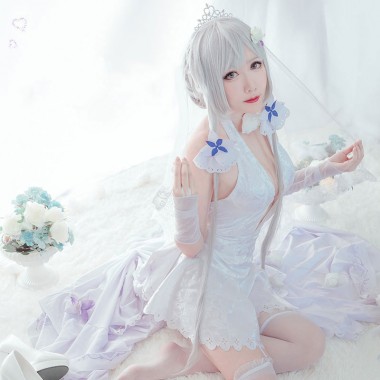 コスプレ衣装 アズールレーン イラストリアスウェディングドレス アニメ コスチューム Cosplay